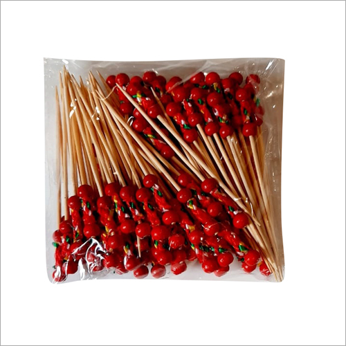 Brown-Red Wooden Toothpicks