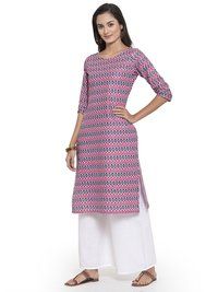 Cotton Kurta With Palazzo Set