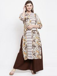 Rayon Daily Wear Kurta with Palazzo Set