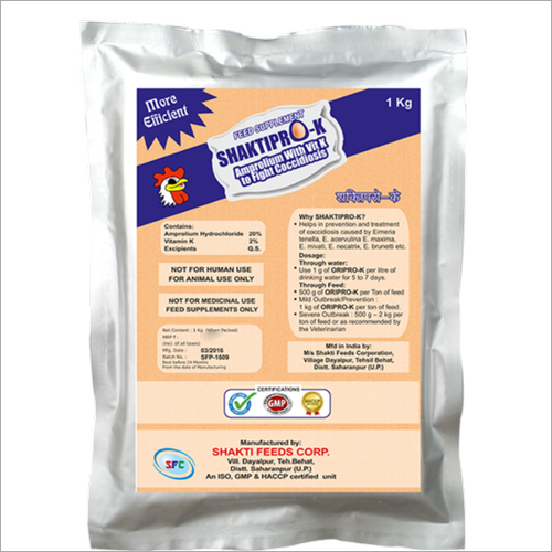 Shaktipro-K Feed Supplement By SHAKTI FEEDS CORPORATION
