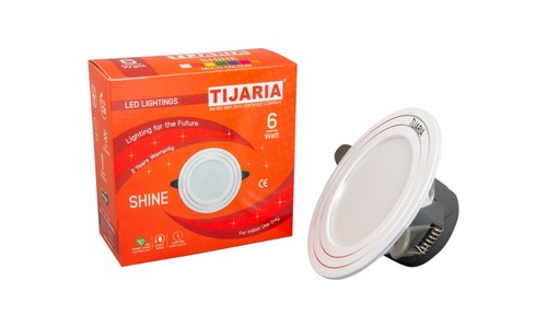 White/Red/Blue/Green/Yellow/Pink Tijaria Led Shine Concealed -6W