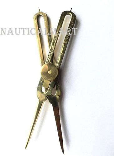 Nautical Proportional Divider 6 Inch Full Brass Executive Promotional Gift