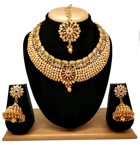 Traditional temple necklace set