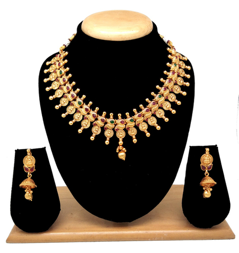 Latest Design Temple Jewellery Necklace set