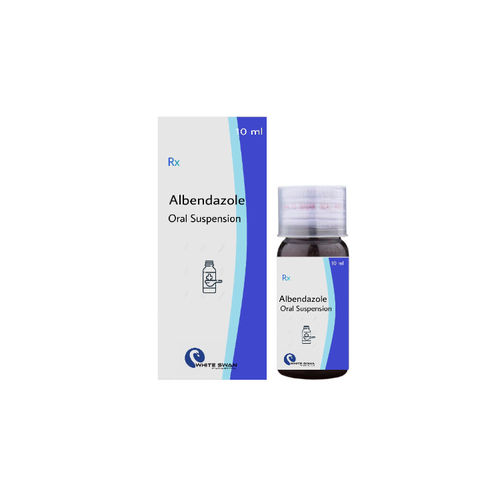 Albendazole Suspension - 30ml Liquid Solution | Treats Roundworm, Tapeworm, Pinworm Infections, Dosage As Directed By Physician