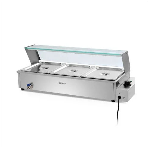 Bain Marie Electric (3 Half GN Pans) Commercial