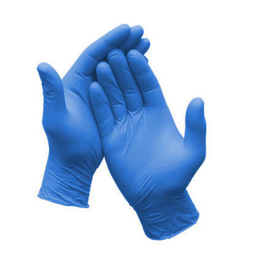 Nitrile Hand Gloves - Color: Blue