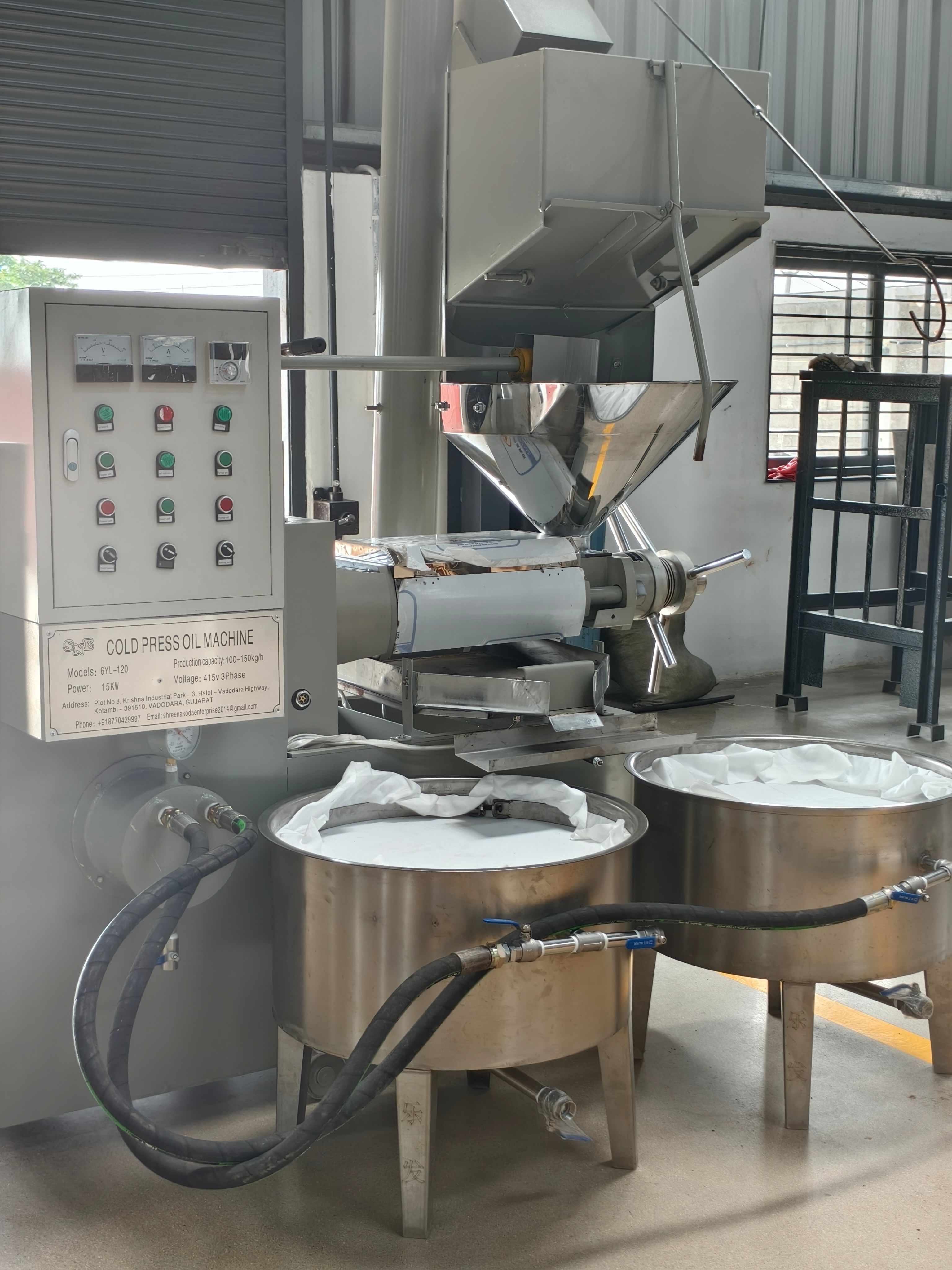 Mustard SCREW PRESS MACHINE 