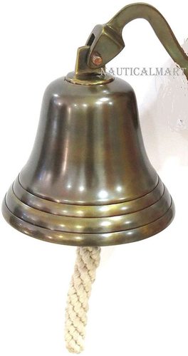 10 Brass Anchor Bell - Nautical Ship Boat