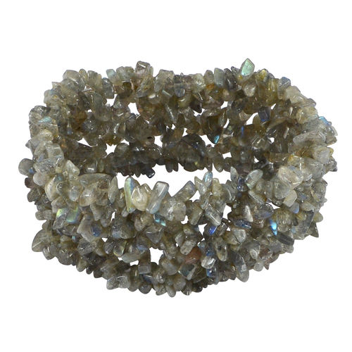 Labradorite Gemstone Stretchable Bracelet Pg-155823