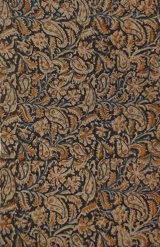 Hand blocked fabric