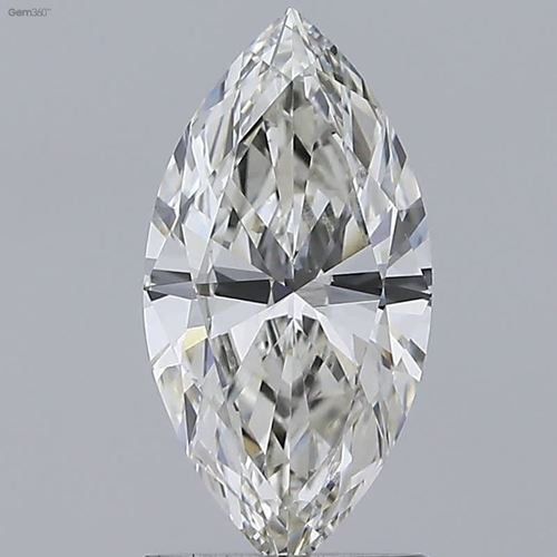 CVD 1.10ct H VS1 Diamond IGI Certified Lab Grown Marquise Brilliant Cut