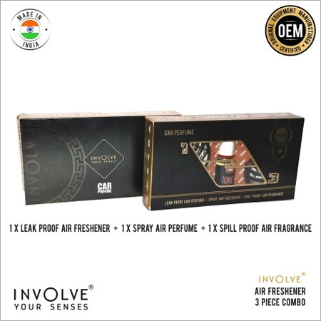 INVOLVE 3pc Car Air Freshener Combo - Premium Car Perfume Combo