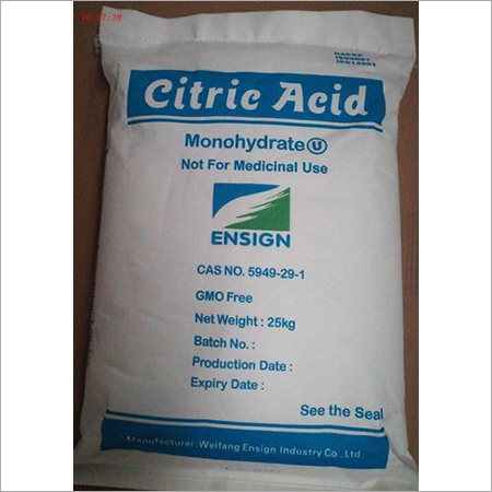 Citric Acid Mono Bag By SGS CHEMICALS