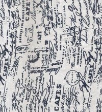 Cafe Printed Woven PC Drill Fabric