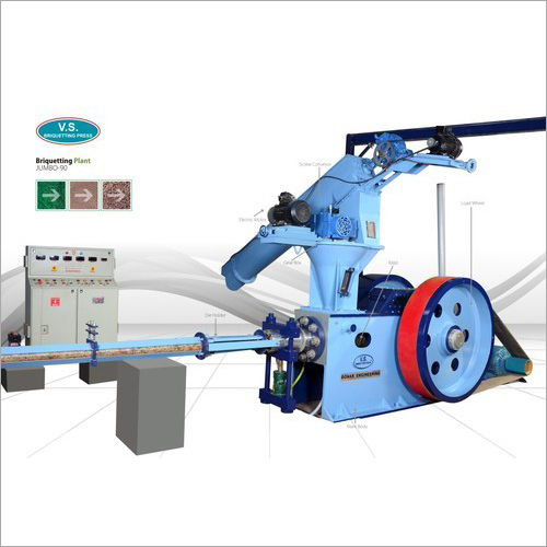 Biomass Fuel Briquetting Machine Production Capacity: 500-1000 Kg/Hr