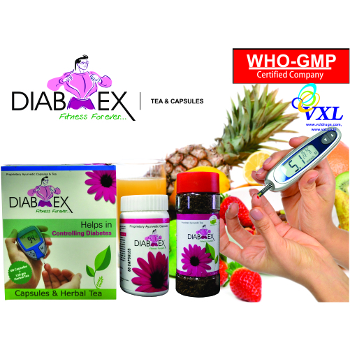 DIABEX Anti Diabetic Herbal Capsules And Herbal Tea