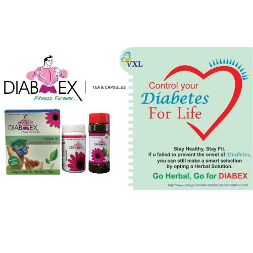 DIABEX Anti Diabetic Herbal Capsules And Herbal Tea