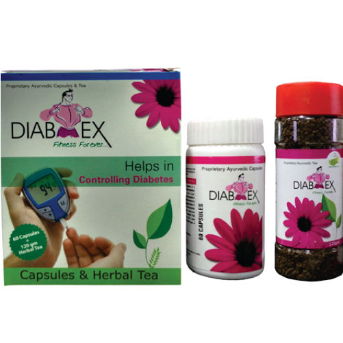 DIABEX Anti Diabetic Herbal Capsules And Herbal Tea