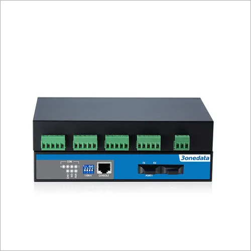 4-port RS-232/485/422 to Fiber Converter(IMF204-2F)