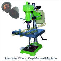 Mquina del manual de la cavidad de la taza de Sambrani Dhoop sola