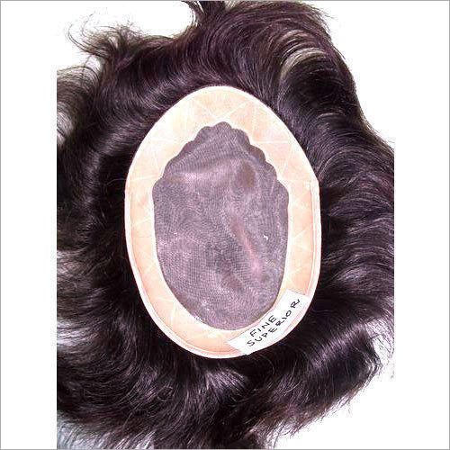 Fine Superior Human Hair Skin-Toupee-Patch