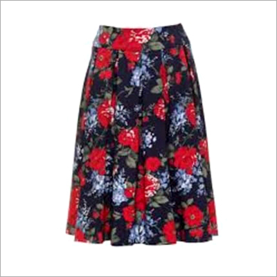 Ladies Fancy Skirt - Casual Summer Style | Multicolor Printed Design Available in Sizes S M L
