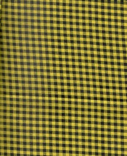 Yarn Dyed Poly Check(Yellow/Black)