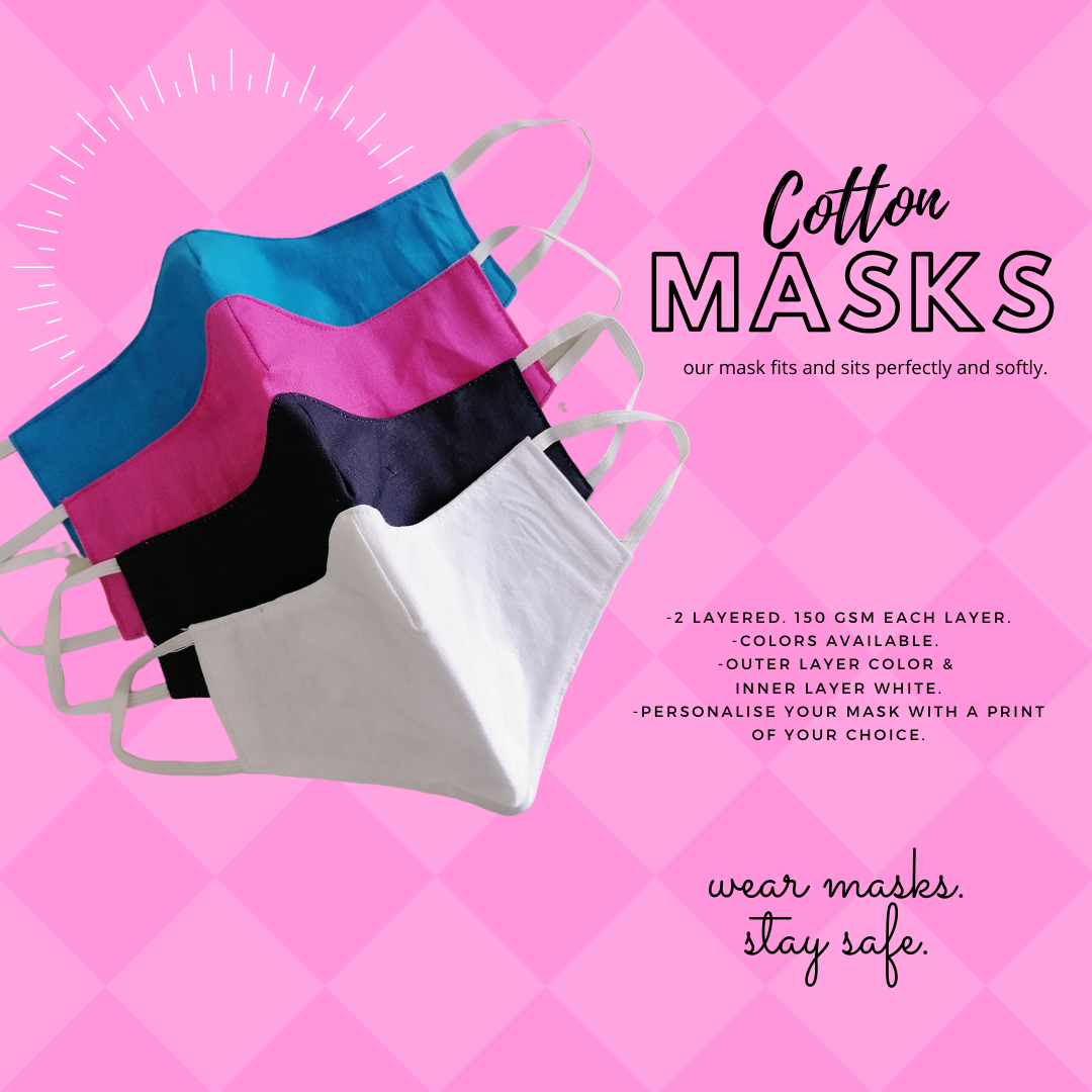 Printed Cotton Masks