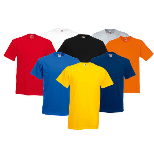 Cotton T-Shirts - Cotton Material, Available in Sizes S, M, L, XL | O-Neck, Short Sleeves, Trendy Plain Pattern, Customizable Colors & Logos