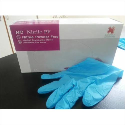 Nitrile Powder Free Medical Examination Gloves