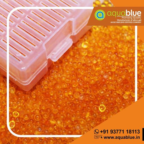 Aquablue Orange Silica Gel beads