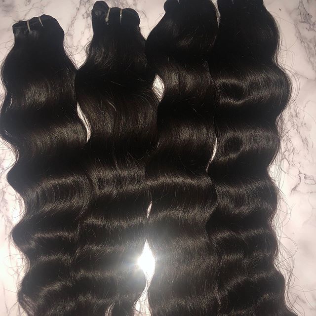 BLACK HUMAN REMY HAIR STRAIGHT HAIR EXTENSIONS