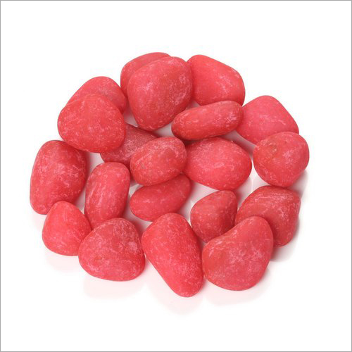 Red Coral Pink Candy Pebbles Stone
