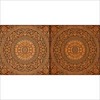 Mandala Printed Wood Tiles