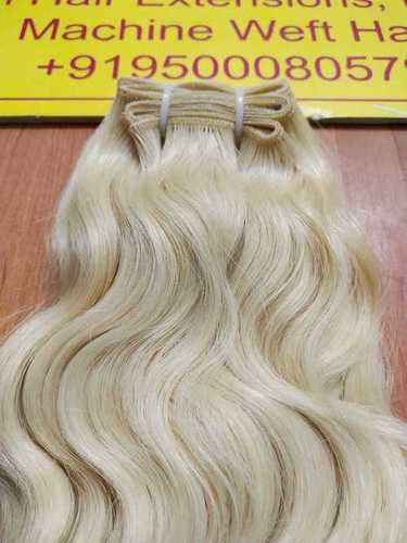 BLONDE WEFT HAIR EXTENSIONS
