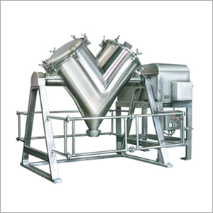 Silver V-Blender Machine