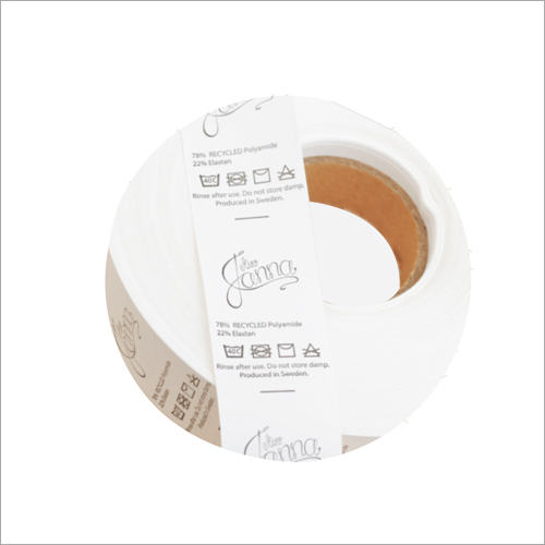 Wash Care Taffeta Labels