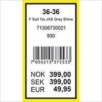 Direct Thermal Labels - Adhesive Sticker, Rectangle | White-yellow, Customizable Design With Pressure Sensitive Adhesive