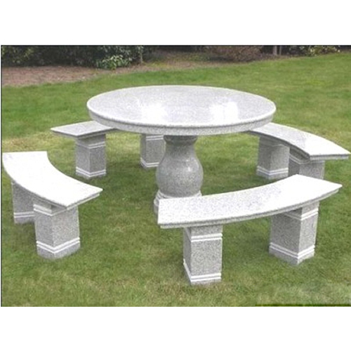 Stone Gardening Table and Bench