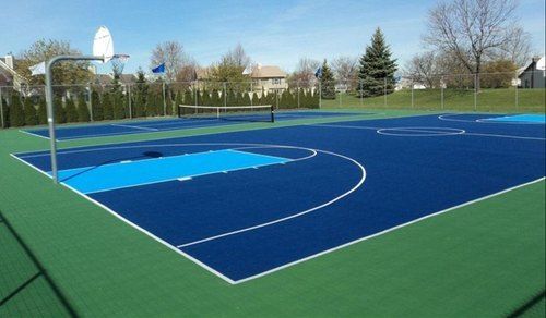 Synthetic Basketball Court