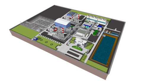 Virtual image of Power plant Virtual image of Power plant