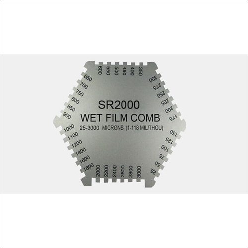 Hexagonal Wet Film Thickness Gauge