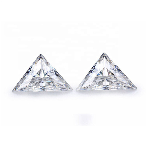 Triangle Cut Loose Moissanite Diamond Stone