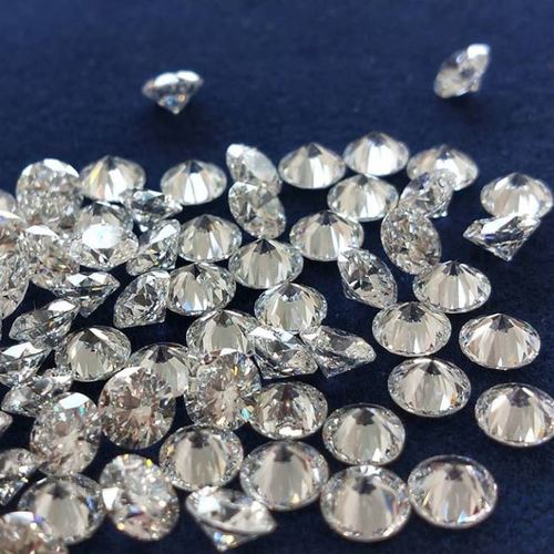 Cut E F White Lab Grown CVD HPHT Diamond