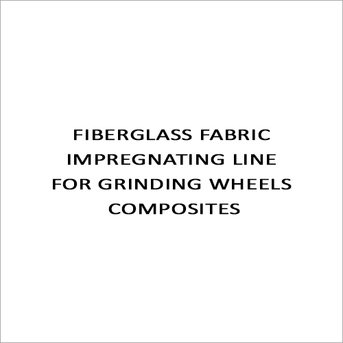 Fiberglass Fabric Impregnating Line For Grinding Wheels Composites
