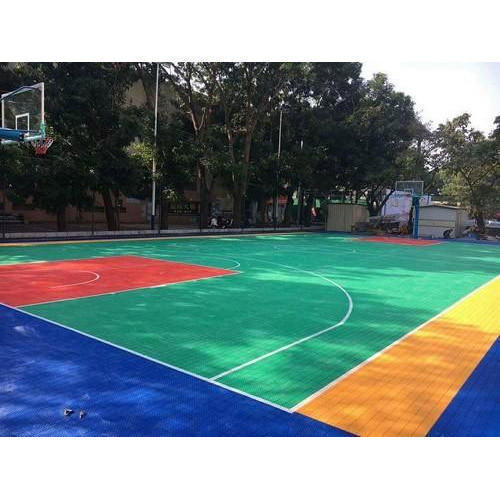 Modular Basketball Court Interlocking Outdoor Sports Flooring