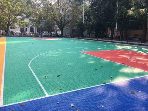 PP Interlocking Tile for Basketball Court