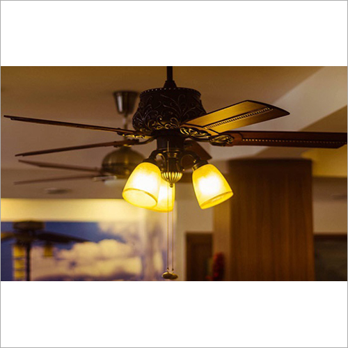 Designer Ceiling Fan With Bulb