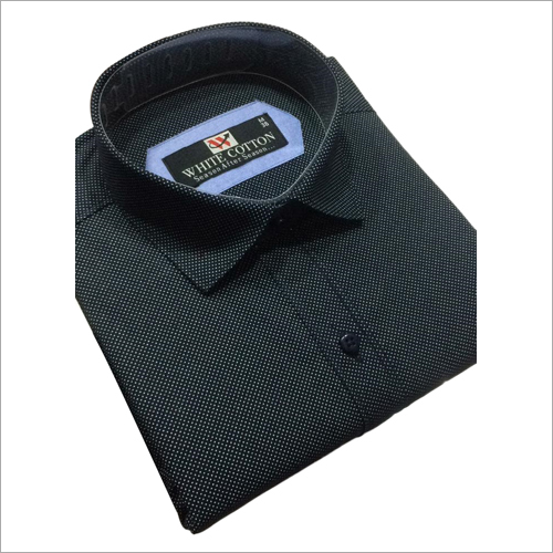 Mens Cotton Casual Shirt - Full Sleeves, Size: M/L/XL/XXL, Color: Black | Quick Dry, No Fade, Washable, Ideal for All Seasons